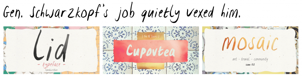 2016 Fonts Watercolor