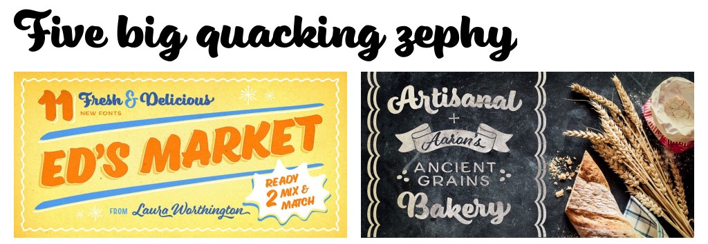2016 Fonts Custom