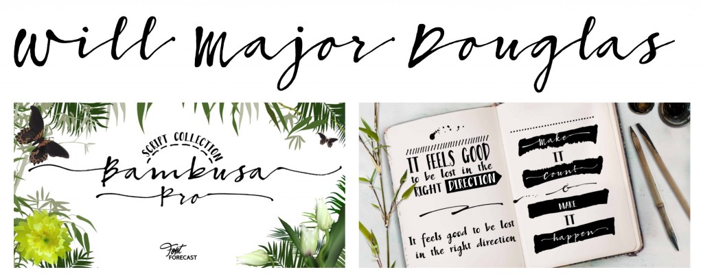 2016 Fonts Watercolor